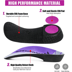 Arch Support Insoles for Plantar Fasciitis Relief Work Boots