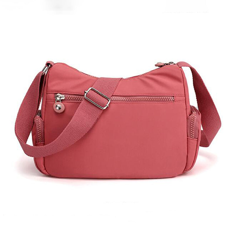 Nylon Crossbody Bag Pockets Shoulder Bag Large Capacity for Women