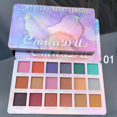 Colorful Matte Glitter Eyeshadow Palette Cosmetics