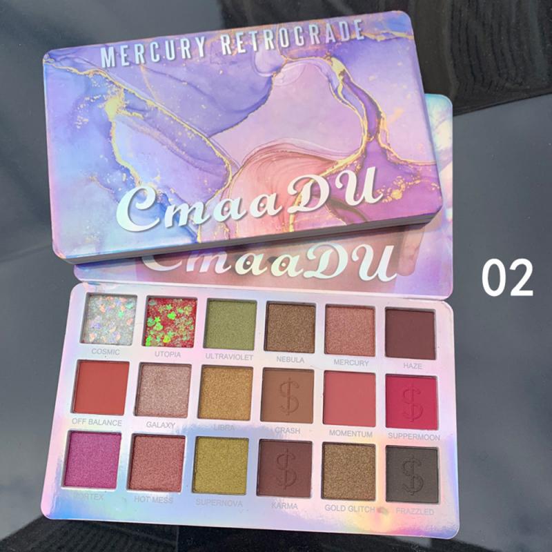 Colorful Matte Glitter Eyeshadow Palette Cosmetics