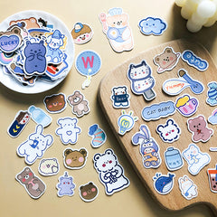 90pcs Bear Girls Stickers Children's Diy Stationery Computer Stickers