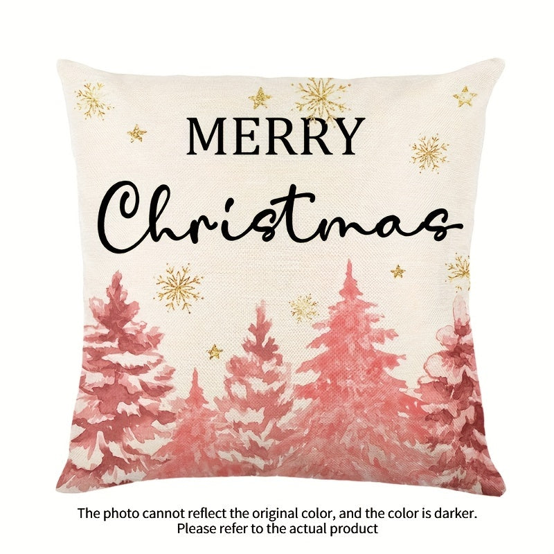 Christmas Cartoon Decorative Cushion Cover for Living Room Sofa