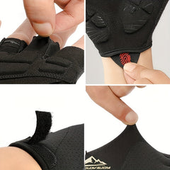 Half finger Cycling Gloves for Men and Women Shock Absorption Anti-slip