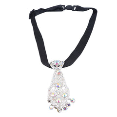 Men's Rhinestone Tie for Evening Reception