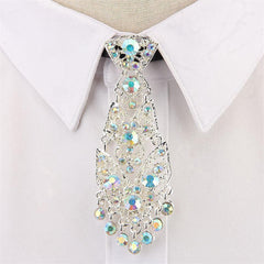 Men's Rhinestone Tie for Evening Reception