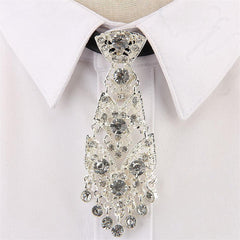 Men's Rhinestone Tie for Evening Reception
