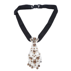 Men's Rhinestone Tie for Evening Reception