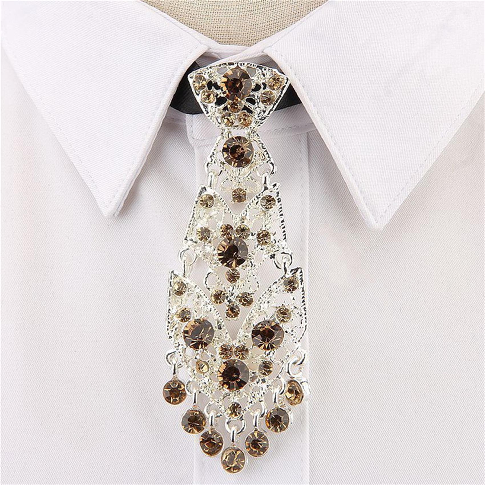 Men's Rhinestone Tie for Evening Reception