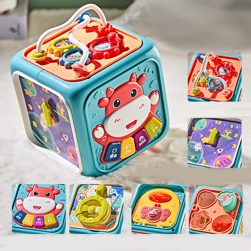 Colorful Musical Baby Activity Cube Toy