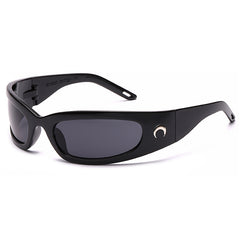 Moon Rectangle Sunglasses Men Women's Shade Eyewear