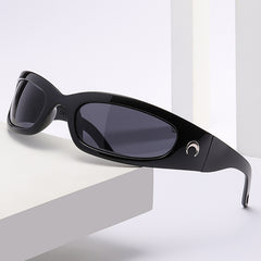 Moon Rectangle Sunglasses Men Women's Shade Eyewear