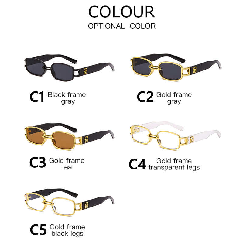 Square Sunglasses for Women Anti UV Sunscreen Glasses