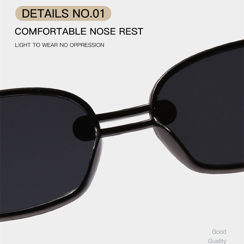 Square Sunglasses for Women Anti UV Sunscreen Glasses
