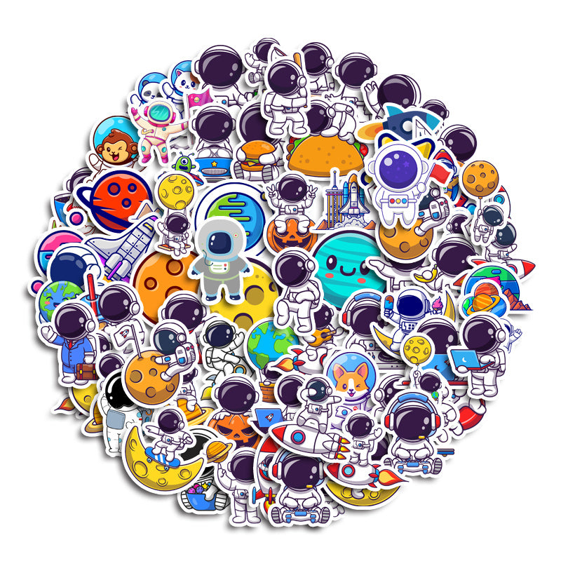 83pcs Astronaut Stickers, DIY Projects & School Supplies