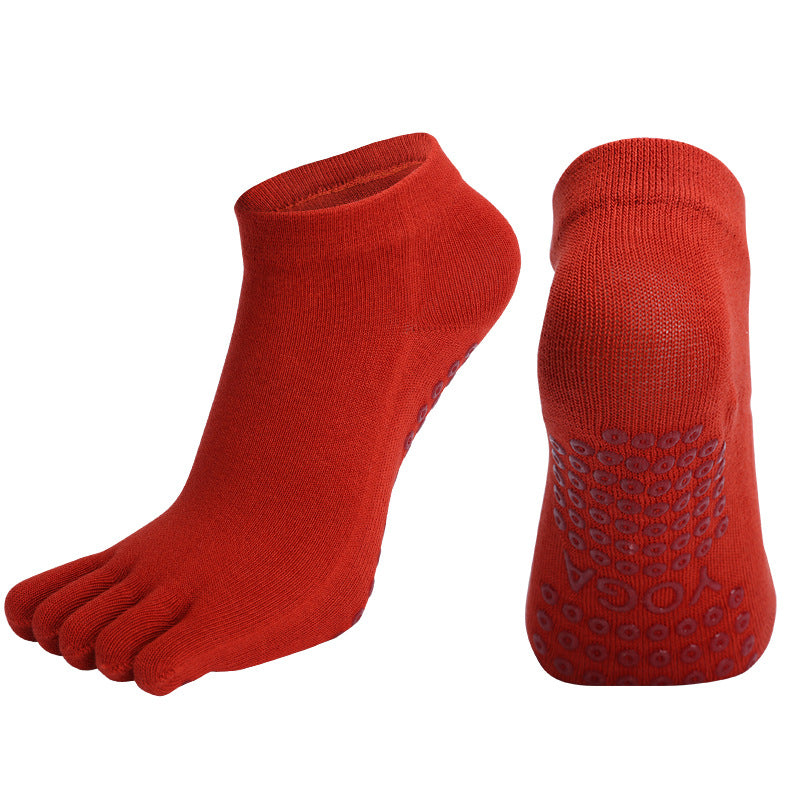 Short Calf 5-Toe Split Socks for Fitness Yoga Pilates