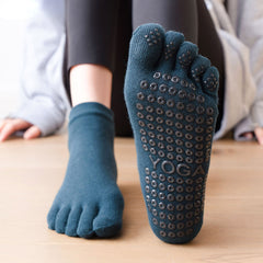 Short Calf 5-Toe Split Socks for Fitness Yoga Pilates