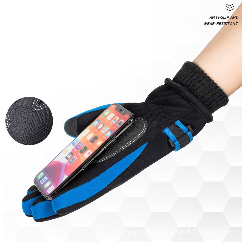 Winter Windproof Motorcycle Gloves for Cycling and Skiing