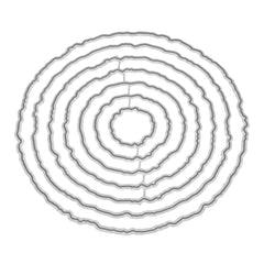 Circle Stitched Frames Metal Cutting Dies for DIY Scrapbooking