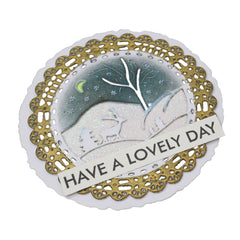 Circle Stitched Frames Metal Cutting Dies for DIY Scrapbooking