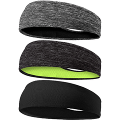 Sweat Wicking Men's Headband for Running Crossfit Yoga Cycling