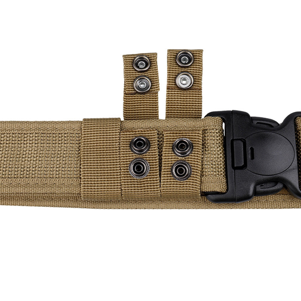 Tactical Belt for Men Army Style Combat Belt for Outdoor Activities