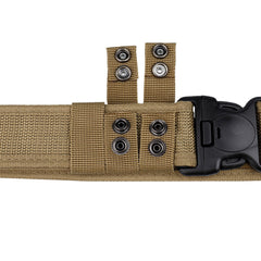 Tactical Belt for Men Army Style Combat Belt for Outdoor Activities