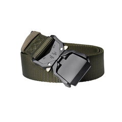 Outdoor Men's Nylon Tactical Belt with Key Chain Buckle Set