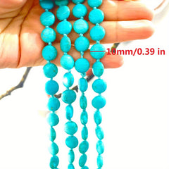 25pcs Natural Turquoise Stone Beads DIY Beads Handcraft Jewelry Gift