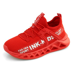 Boys Soft Soled Sneakers Lightweight Breathable Non Slip Shoes