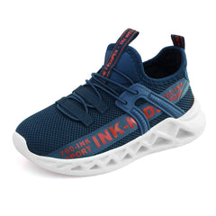 Boys Soft Soled Sneakers Lightweight Breathable Non Slip Shoes
