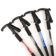 Climbing Telescopic Stick Aluminum Alloy Stick for Outdoor Travel Hiking