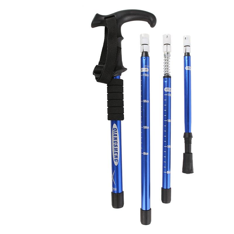 Climbing Telescopic Stick Aluminum Alloy Stick for Outdoor Travel Hiking