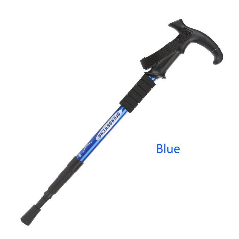 Climbing Telescopic Stick Aluminum Alloy Stick for Outdoor Travel Hiking