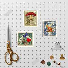 27pcs Alice Stamps Stickers DIY Stationery Computer Stickers for Children