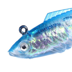 5pcs Soft Fishing Lures Wobbler Bait with Hooks