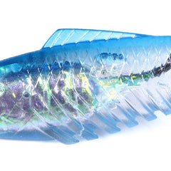 5pcs Soft Fishing Lures Wobbler Bait with Hooks