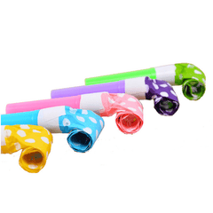 36'' Pure Paper Blow Dragon Birthday Whistle Cheer Props Football Party Gift