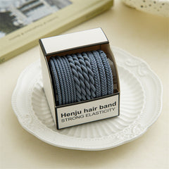 Girls Elastic Braided Hair Ties Ponytail Hair Accessories
