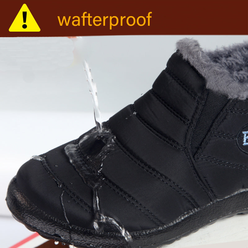 Women's Waterproof Snow Boots Thermal Winter Short Slip On