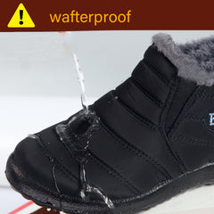 Women's Waterproof Snow Boots Thermal Winter Short Slip On