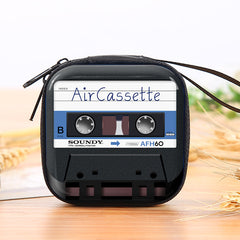 Tape Recorder Coin Purse Mini Key Case Earphone Bag