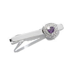 Men's Crystal Formal Dress Shirt Tie Clip