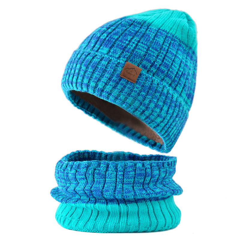 Men's Winter Wool Hat Knitted Thermal Warm Cap Plush Thickened