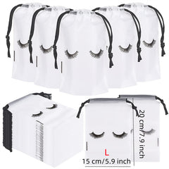 50pc Reusable Cosmetic Bag for Eyelash Extensions and Makeup Tools