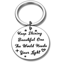 Spread Your Light Inspire World Keychain