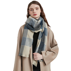 Plaid Scarf Double Sided British Style Scarf For Women Warm Scarves Winter