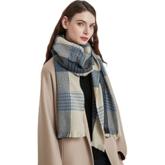 Plaid Scarf Double Sided British Style Scarf For Women Warm Scarves Winter