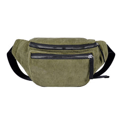 Stylish Corduroy Fanny Pack for Outdoor Sports