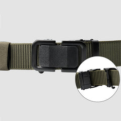 Durable Nylon Belt with Quick Release Buckle for Outdoor Hiking