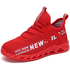 Breathable High Top Sport Shoes for Boys Shock Absorbing Sneakers for Toddlers
